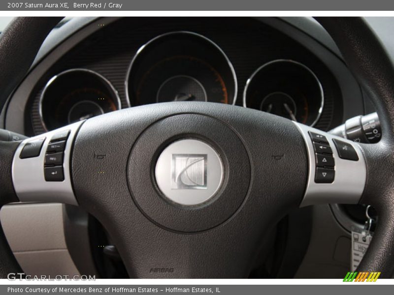 Berry Red / Gray 2007 Saturn Aura XE