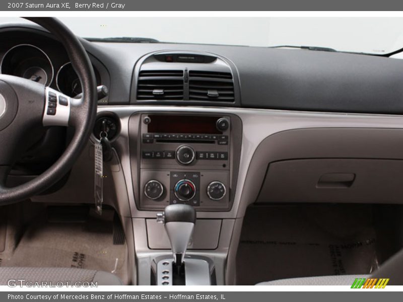 Berry Red / Gray 2007 Saturn Aura XE