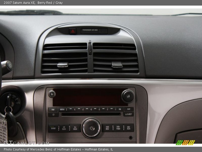 Berry Red / Gray 2007 Saturn Aura XE