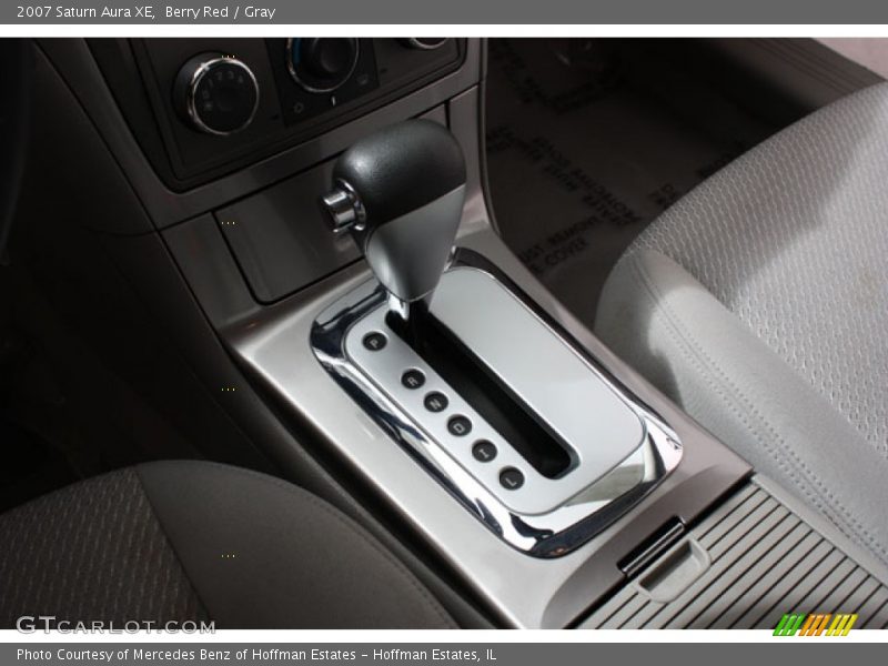 Berry Red / Gray 2007 Saturn Aura XE