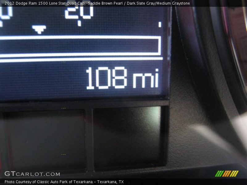 Saddle Brown Pearl / Dark Slate Gray/Medium Graystone 2012 Dodge Ram 1500 Lone Star Quad Cab