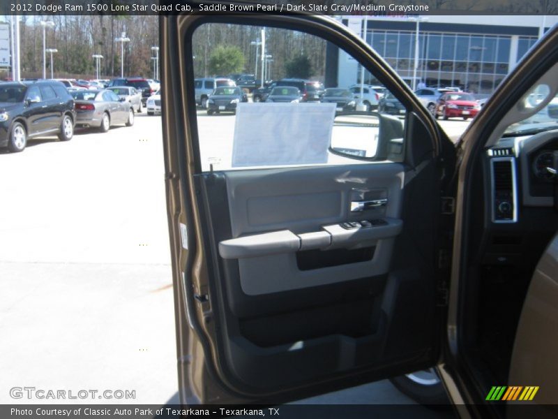 Saddle Brown Pearl / Dark Slate Gray/Medium Graystone 2012 Dodge Ram 1500 Lone Star Quad Cab