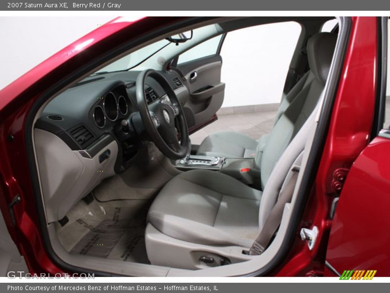 Berry Red / Gray 2007 Saturn Aura XE