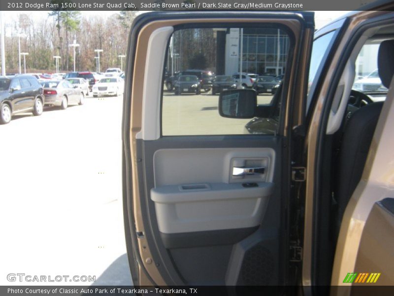 Saddle Brown Pearl / Dark Slate Gray/Medium Graystone 2012 Dodge Ram 1500 Lone Star Quad Cab