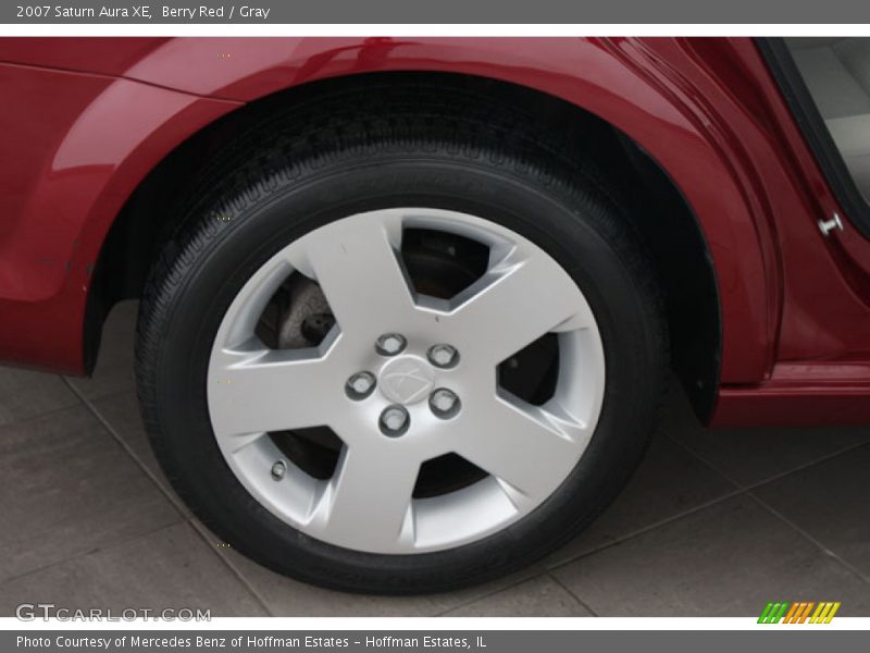 Berry Red / Gray 2007 Saturn Aura XE