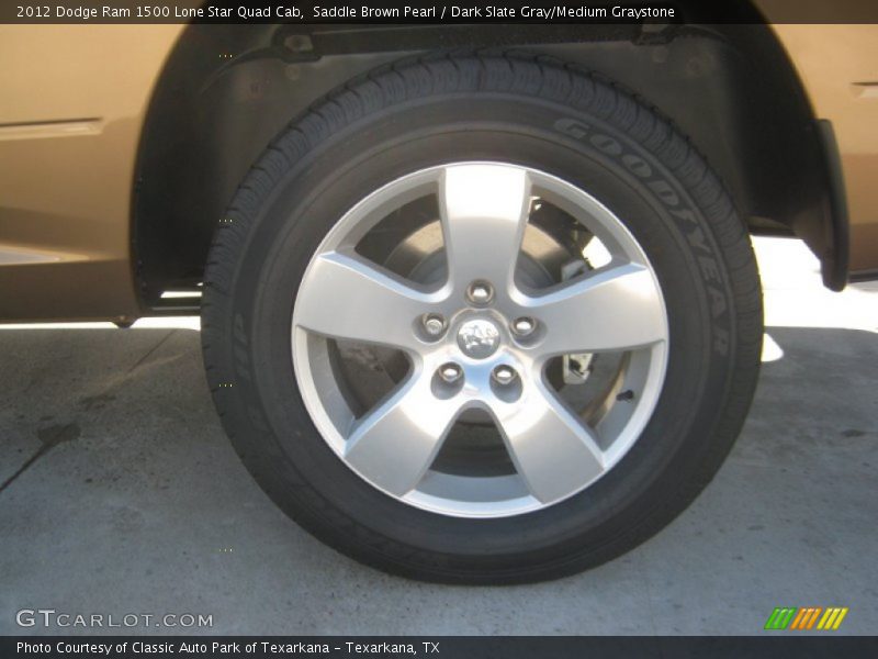 Saddle Brown Pearl / Dark Slate Gray/Medium Graystone 2012 Dodge Ram 1500 Lone Star Quad Cab