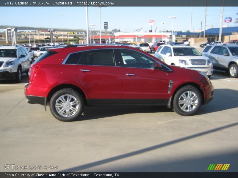 Crystal Red Tintcoat / Ebony/Ebony 2012 Cadillac SRX Luxury