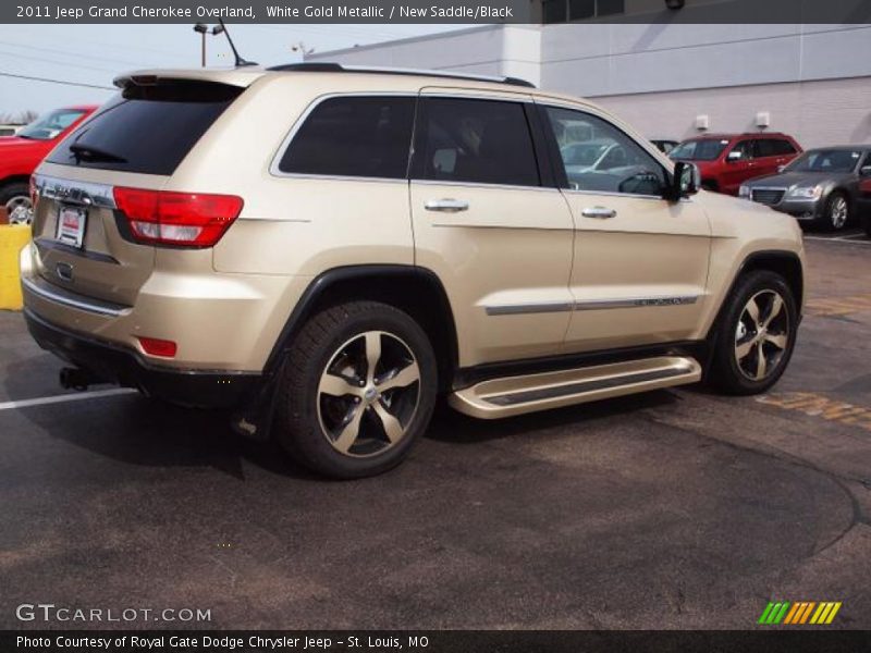 White Gold Metallic / New Saddle/Black 2011 Jeep Grand Cherokee Overland