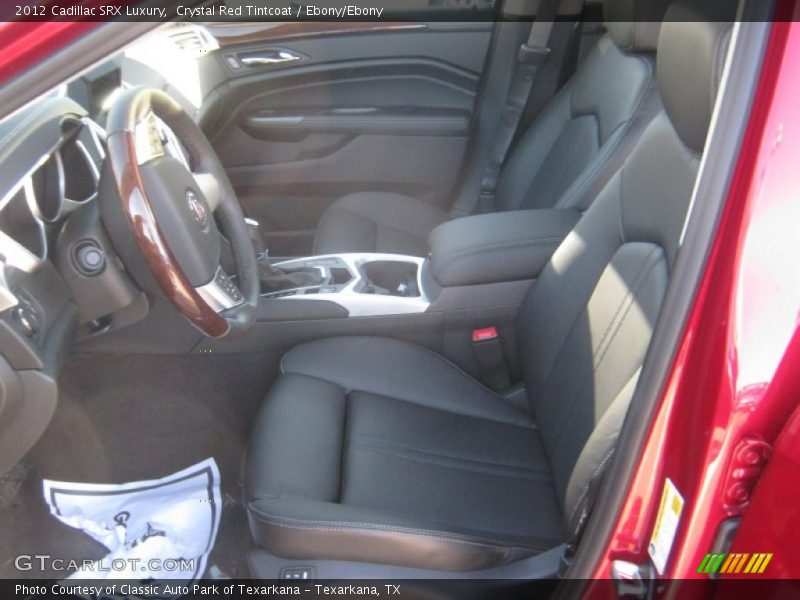 Crystal Red Tintcoat / Ebony/Ebony 2012 Cadillac SRX Luxury