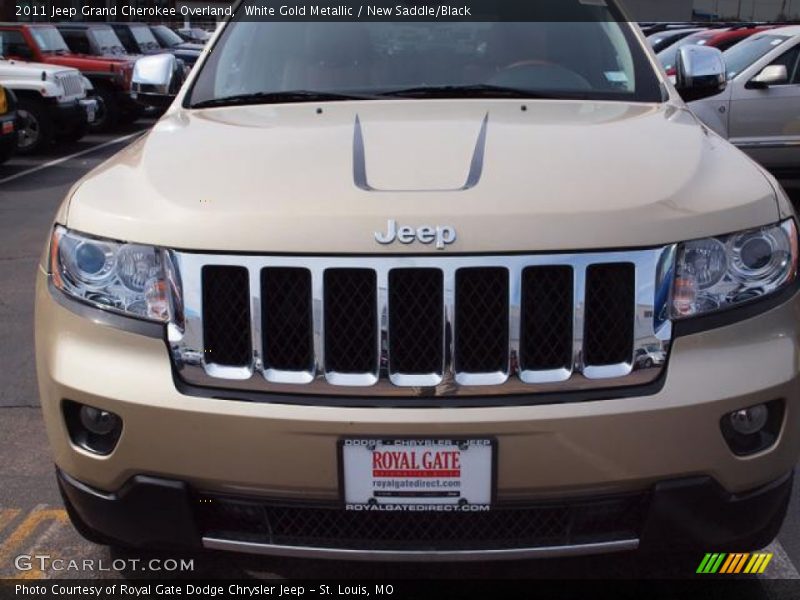 White Gold Metallic / New Saddle/Black 2011 Jeep Grand Cherokee Overland