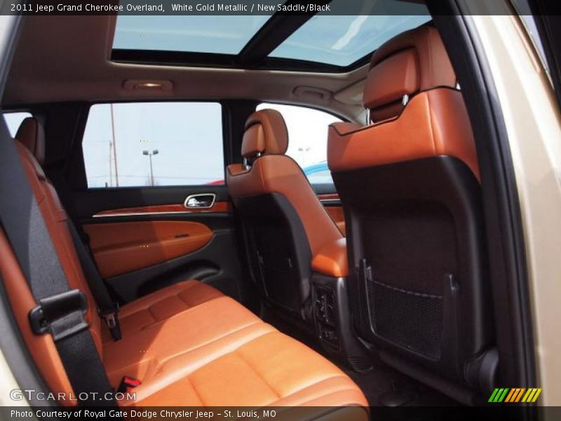 White Gold Metallic / New Saddle/Black 2011 Jeep Grand Cherokee Overland