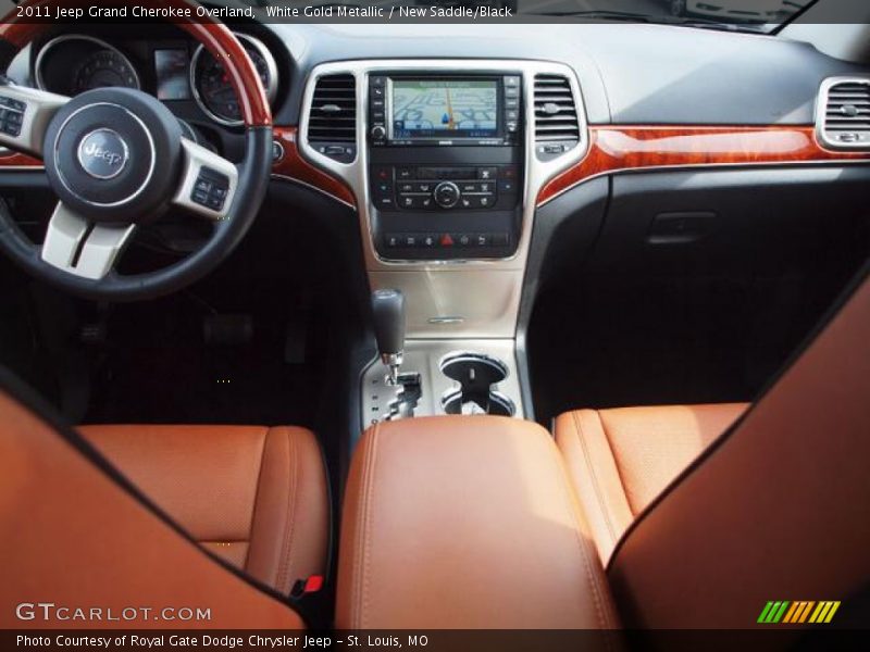 White Gold Metallic / New Saddle/Black 2011 Jeep Grand Cherokee Overland