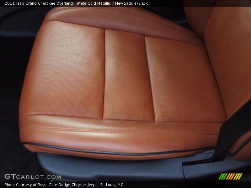 White Gold Metallic / New Saddle/Black 2011 Jeep Grand Cherokee Overland