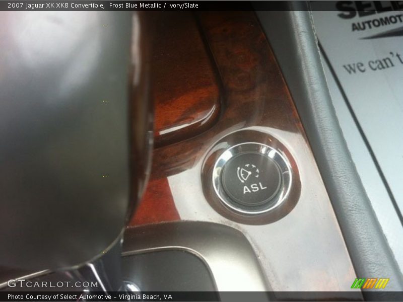 Frost Blue Metallic / Ivory/Slate 2007 Jaguar XK XK8 Convertible