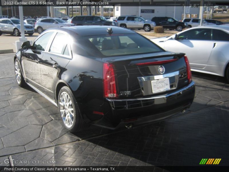 Black Raven / Cashmere/Cocoa 2012 Cadillac CTS 3.6 Sedan