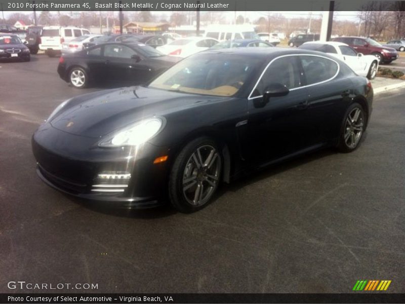 Basalt Black Metallic / Cognac Natural Leather 2010 Porsche Panamera 4S