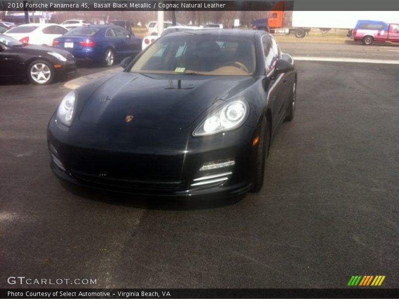 Basalt Black Metallic / Cognac Natural Leather 2010 Porsche Panamera 4S