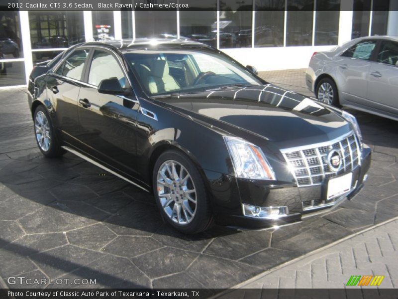 Black Raven / Cashmere/Cocoa 2012 Cadillac CTS 3.6 Sedan