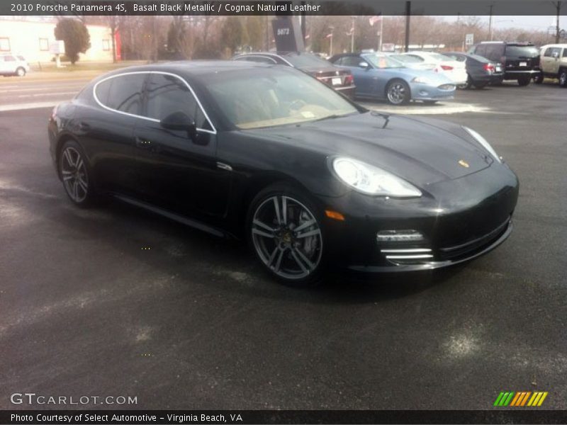 Basalt Black Metallic / Cognac Natural Leather 2010 Porsche Panamera 4S