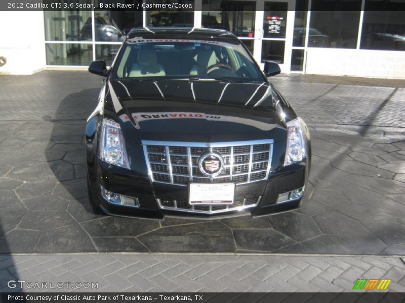 Black Raven / Cashmere/Cocoa 2012 Cadillac CTS 3.6 Sedan
