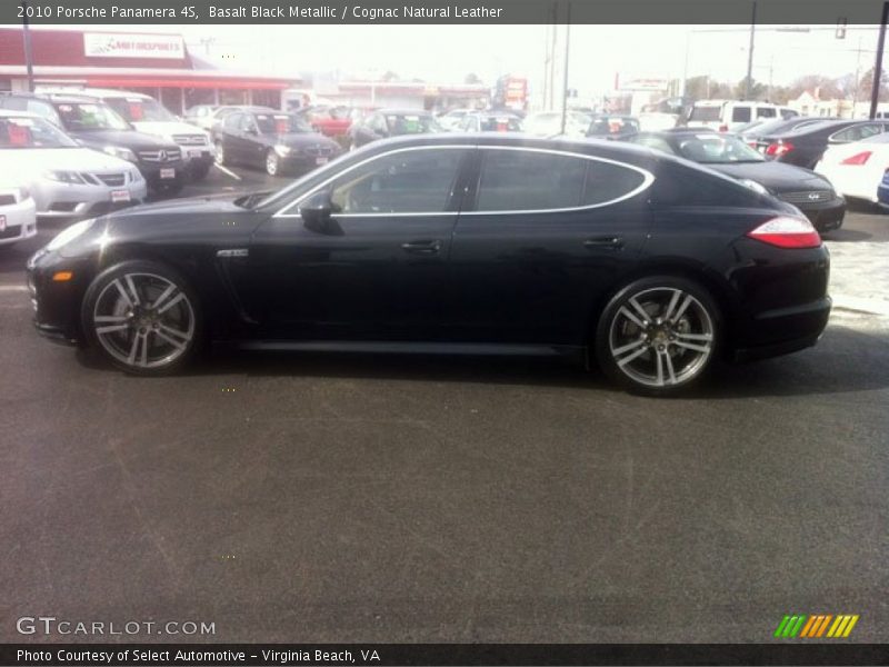 Basalt Black Metallic / Cognac Natural Leather 2010 Porsche Panamera 4S