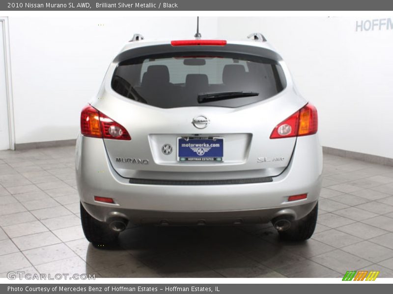 Brilliant Silver Metallic / Black 2010 Nissan Murano SL AWD