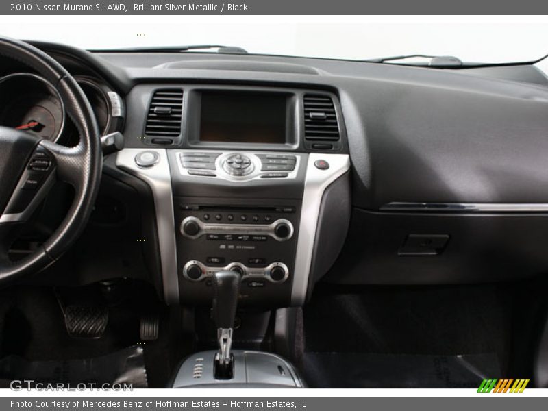 Brilliant Silver Metallic / Black 2010 Nissan Murano SL AWD