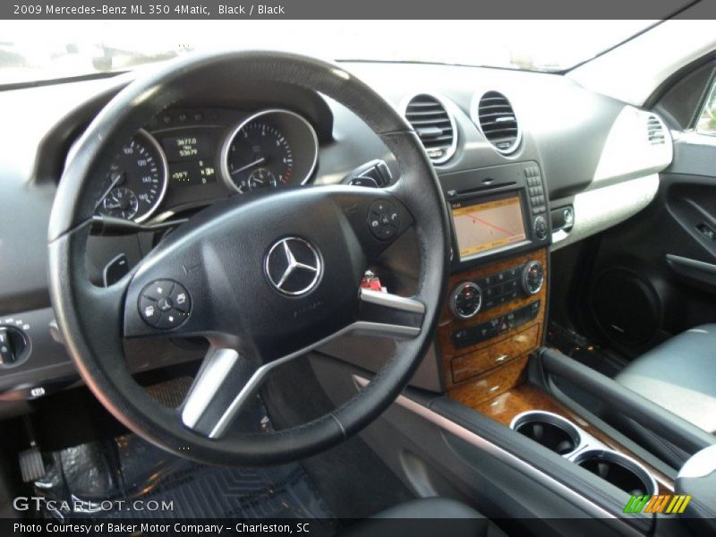 Black / Black 2009 Mercedes-Benz ML 350 4Matic