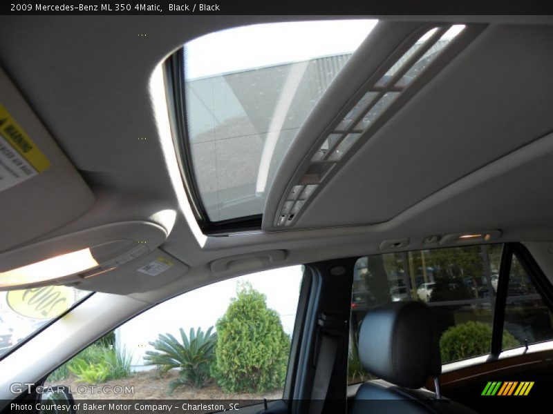 Black / Black 2009 Mercedes-Benz ML 350 4Matic