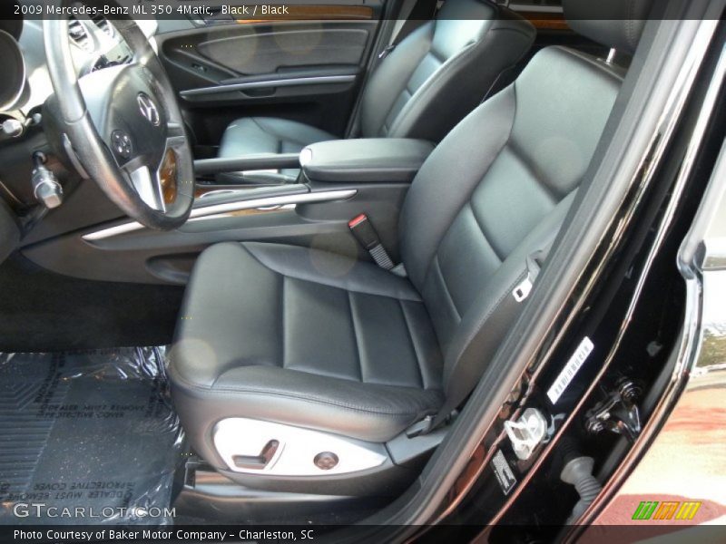 Black / Black 2009 Mercedes-Benz ML 350 4Matic
