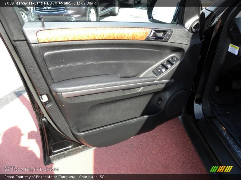 Black / Black 2009 Mercedes-Benz ML 350 4Matic