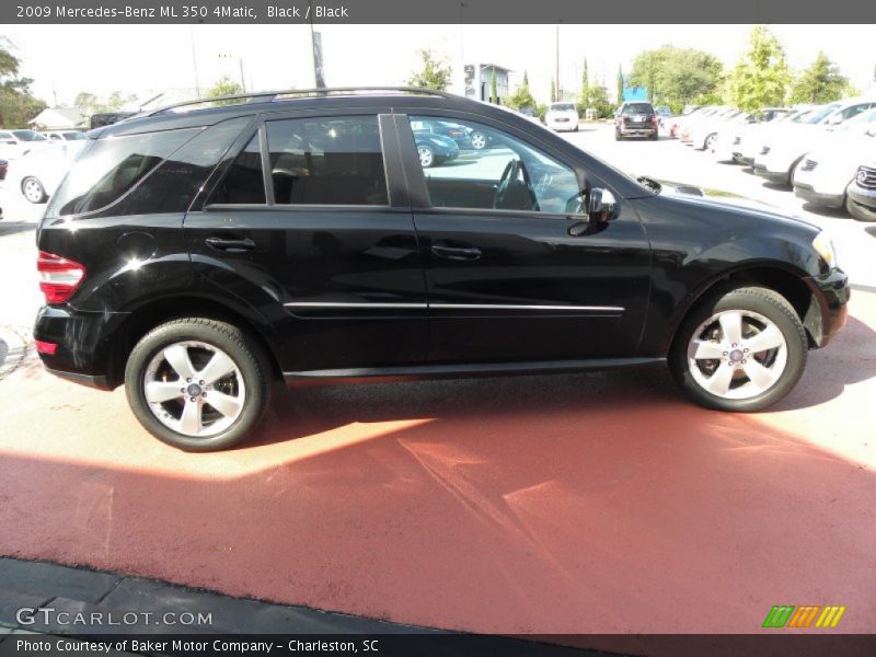 Black / Black 2009 Mercedes-Benz ML 350 4Matic