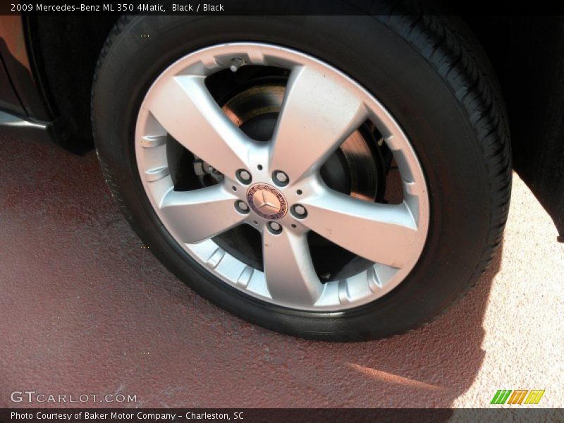 Black / Black 2009 Mercedes-Benz ML 350 4Matic
