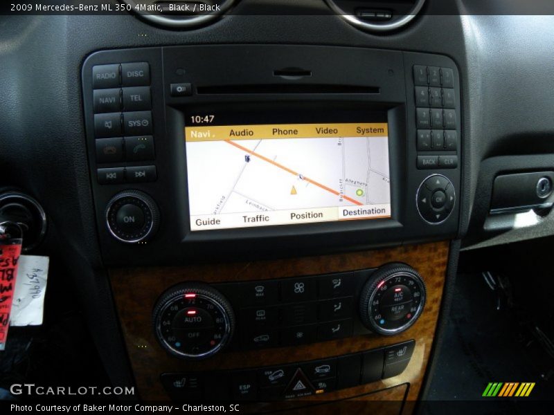 Black / Black 2009 Mercedes-Benz ML 350 4Matic