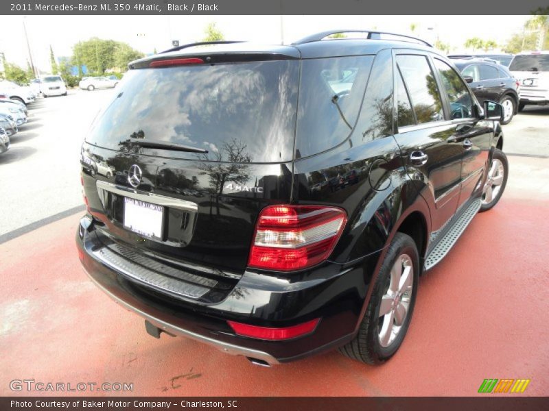 Black / Black 2011 Mercedes-Benz ML 350 4Matic