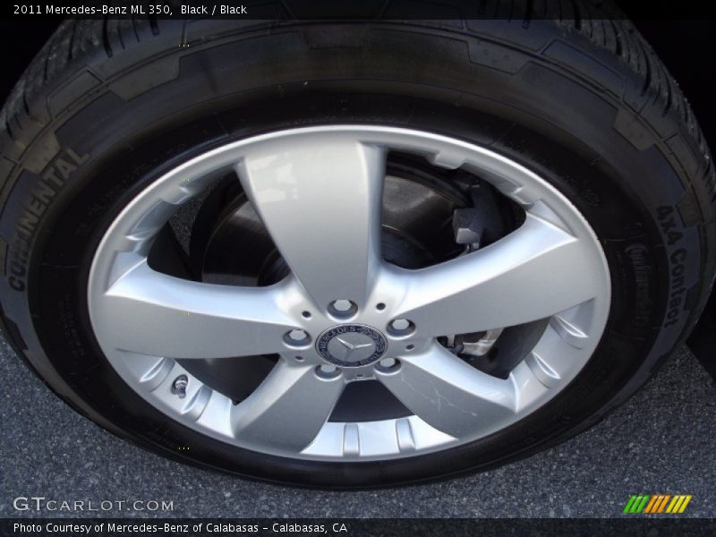 Black / Black 2011 Mercedes-Benz ML 350