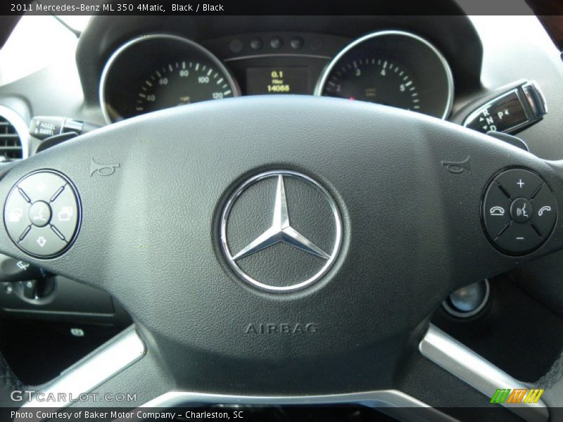 Black / Black 2011 Mercedes-Benz ML 350 4Matic