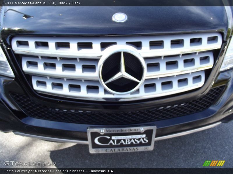 Black / Black 2011 Mercedes-Benz ML 350