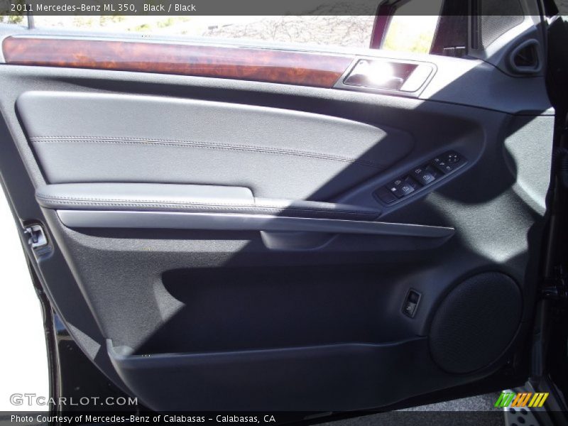 Black / Black 2011 Mercedes-Benz ML 350