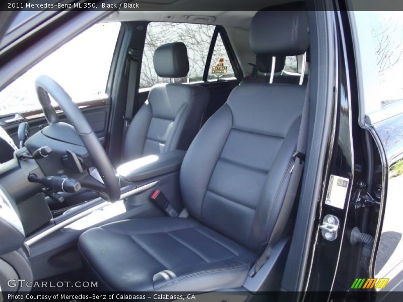 Black / Black 2011 Mercedes-Benz ML 350
