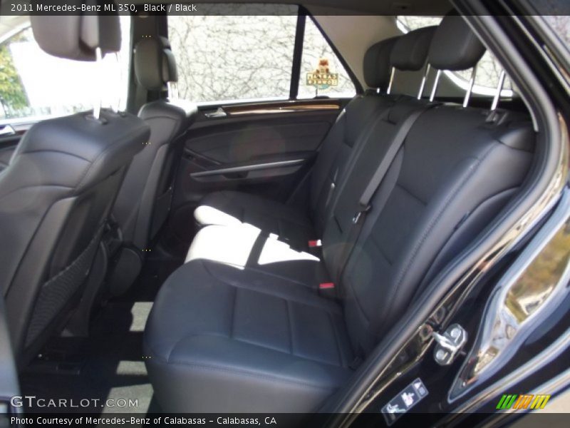Black / Black 2011 Mercedes-Benz ML 350