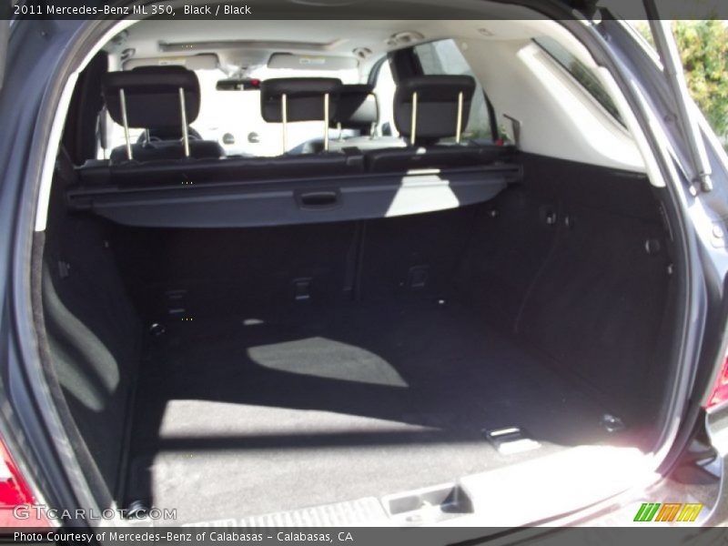 Black / Black 2011 Mercedes-Benz ML 350