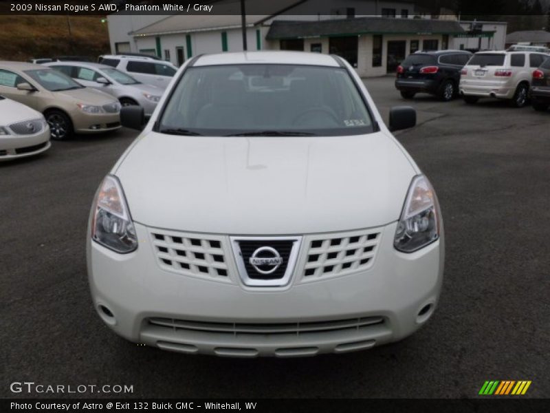 Phantom White / Gray 2009 Nissan Rogue S AWD