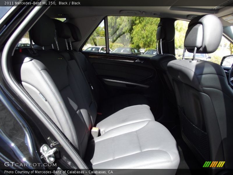 Black / Black 2011 Mercedes-Benz ML 350