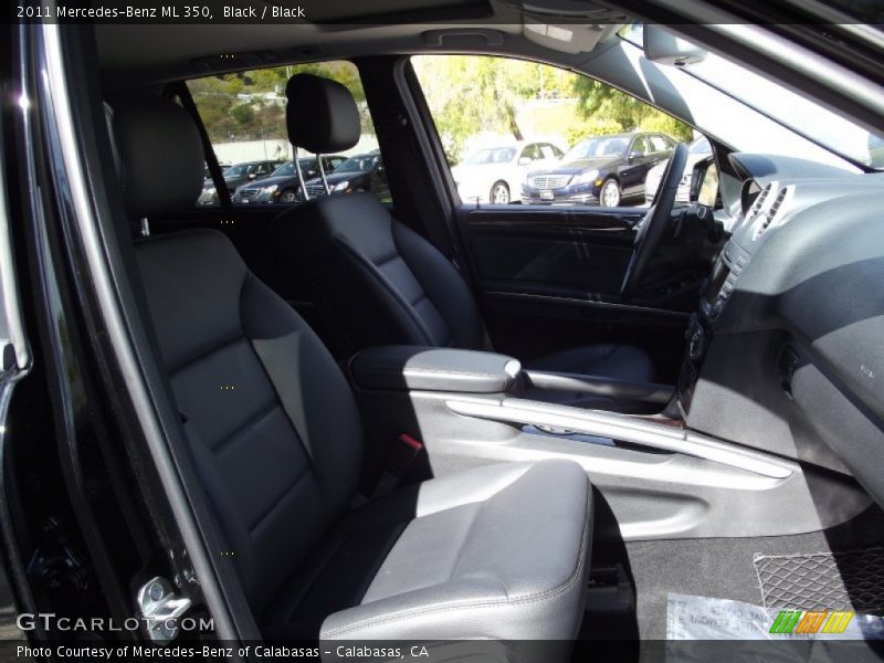 Black / Black 2011 Mercedes-Benz ML 350