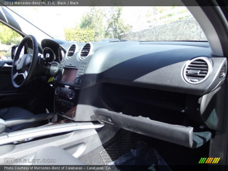 Black / Black 2011 Mercedes-Benz ML 350