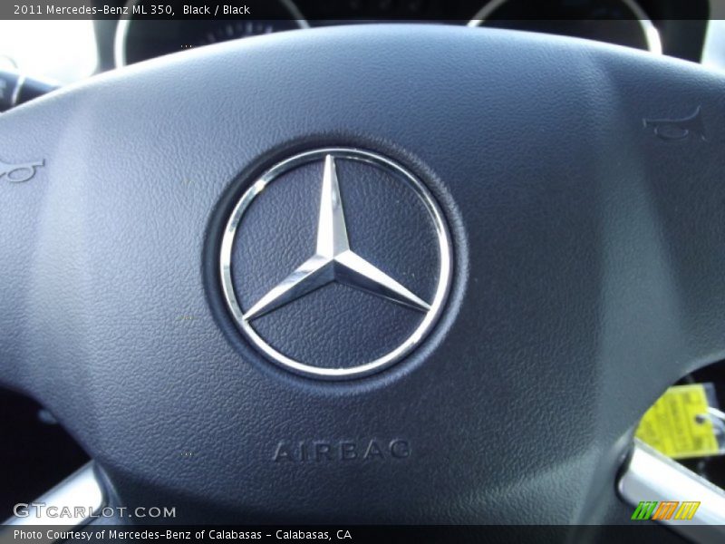 Black / Black 2011 Mercedes-Benz ML 350