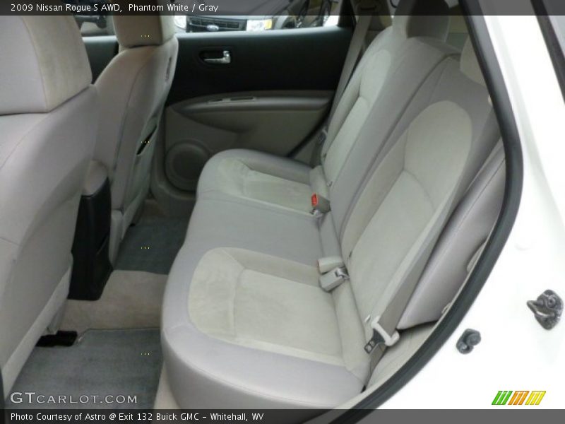 Phantom White / Gray 2009 Nissan Rogue S AWD