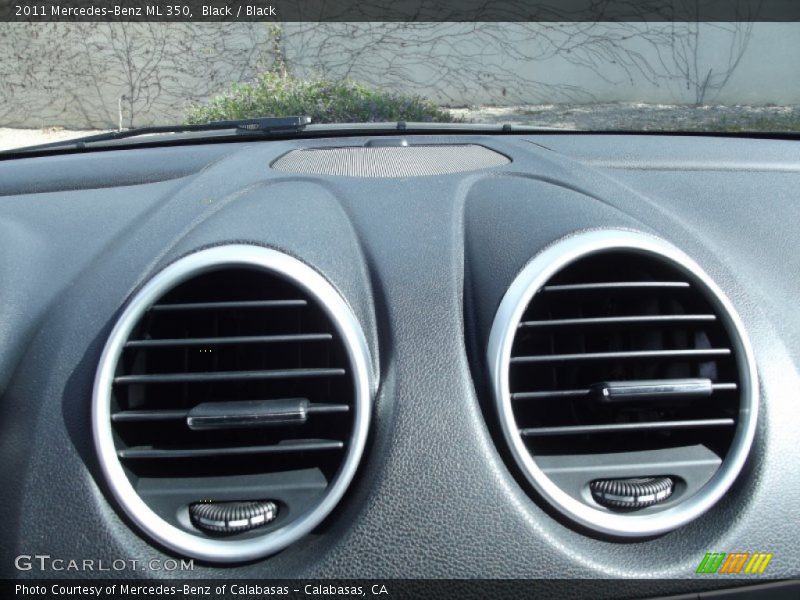 Black / Black 2011 Mercedes-Benz ML 350