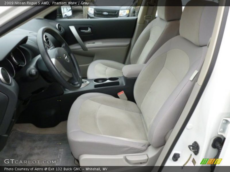 Phantom White / Gray 2009 Nissan Rogue S AWD